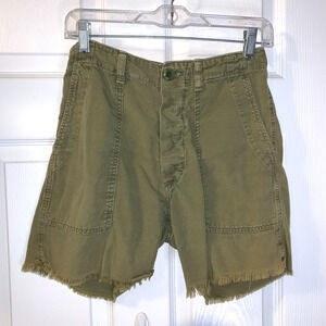 SOLD 🏷️ THE GREAT. Olive Green Women's Shorts